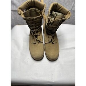 McRae  Men's Cayote Suede Lace Up  Military Combat Boots‎ Size 13 R